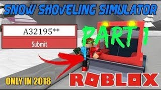 How To Get The Big Plow For Free Snow Shoveling Simulator - latest codes in snow shoveling simulator 2018 roblox