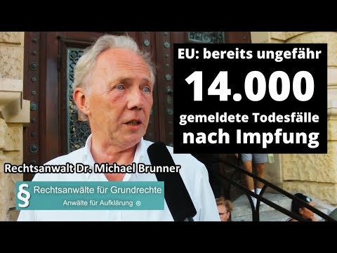 Anwalt Brunner: "Impfstoffe sind experimentelle Substanzen, die keine sterile Immunität verschaffen"