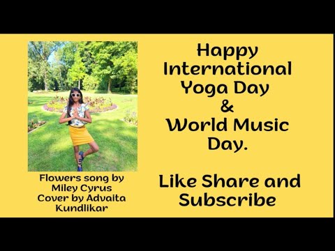 Flowers - Miley Cyrus | Cover by Advaita Kundlikar