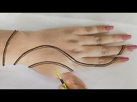 #Simple Arabic Mehndi Art Designs for hand 2019 *New Latest Mehndi designs * Beautiful henna on hand Video