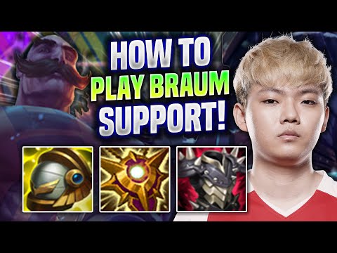 LEARN HOW TO PLAY BRAUM SUPPORT LIKE A PRO! - T1 Hoit Plays Braum Support vs Thresh | How to Support