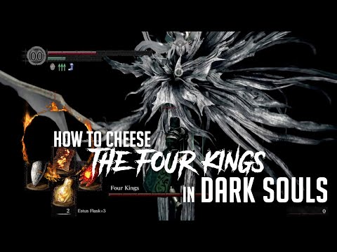 How to Cheese Four Kings in Dark Souls Remastered (Easy Kill)