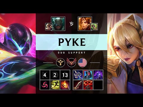 Pyke Support vs Leona - NA Grandmaster Patch 25.19