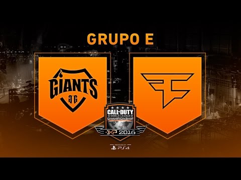 CoD Championship 2016 - Giants Gaming vs FaZe Clan - Fase de Grupos