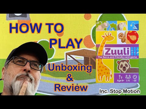 Zuuli / Moving Wild | Board Game | Unboxing, Overview, How to Play & Review | Unfringed / Oink Games