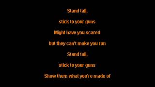 Killer Dwarfs  - Stand Tall (Stick to Your Guns) -  clay wood karaoke