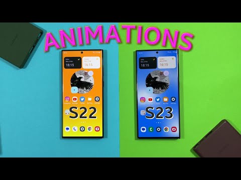 Samsung S23 Ultra vs S22 Ultra Animations Comparison - One Ui 5.1 vs 5.0