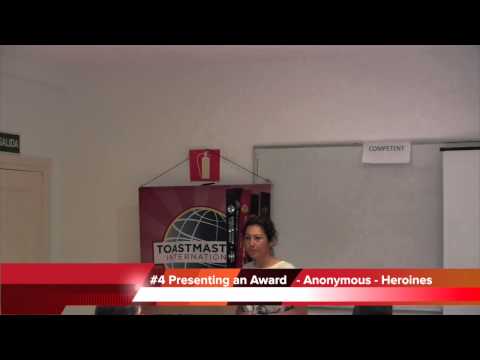 #4 Special Occasion Speeches - Presenting An Award - Heroines - Nova Communication Video