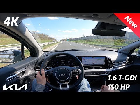 KIA Sportage LX Fresh 2022 - POV test drive & review in 4K | 1.6 T-GDi 150 HP, 6-speed