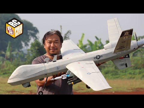 DIY Build MQ-9 Reaper UAV Drone - Foam RC plane 2500 mm