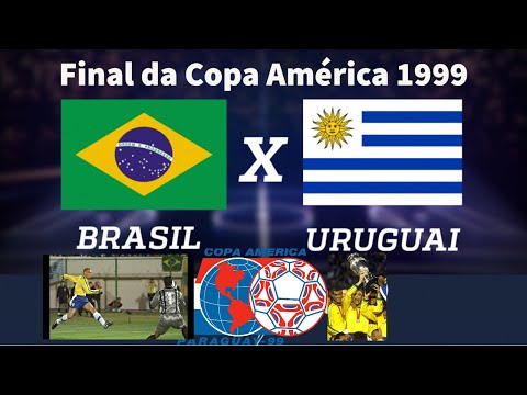 COPA AMÉRICA 99 Final Brasil 3x0 Uruguai {Transmissão Sportv}