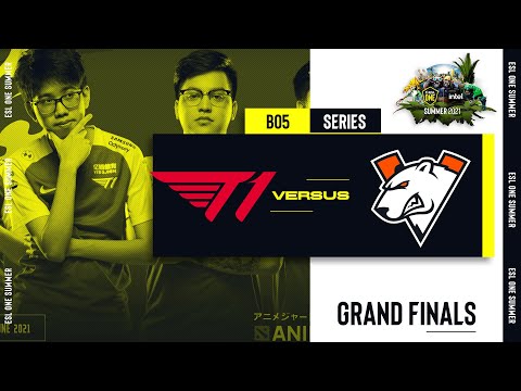 T1 vs Virtus Pro Game 1 (BO5) | ESL One Summer 2021 Grand Finals