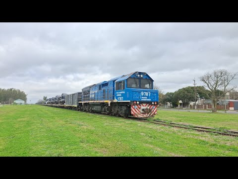  5001/9787 - Tren Militar del ejército Argentino  rumbo al Chaco, pasando Albarellos [ Santa Fe ] 