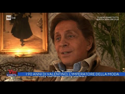 I 90 anni di Valentino, l'imperatore della moda - La vita in diretta 11/05/2022