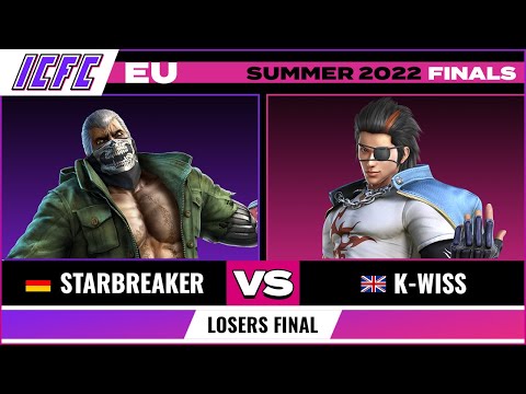 Starbreaker (Bryan) vs. K-Wiss (Hwoarang) Losers Final - ICFC EU Tekken 7 Summer 2022 Finals