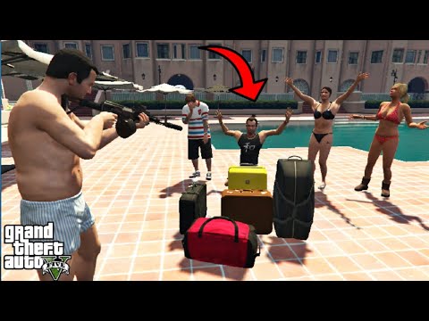 GTA 5 - Michael Found his Family When They Leave Him in GTA 5? (Hidden Location)