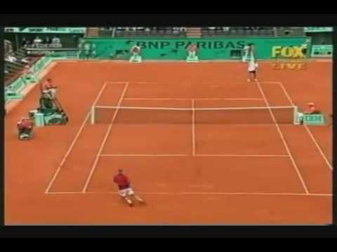 Lucho Horna vs Federer RG03 1st rd
