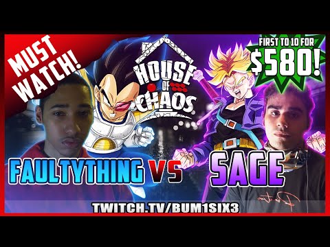 DBFZ Money Matches - Faultything vs SaGe  [ Stop what you're doing and WATCH THIS NOW + POP OFFS ]