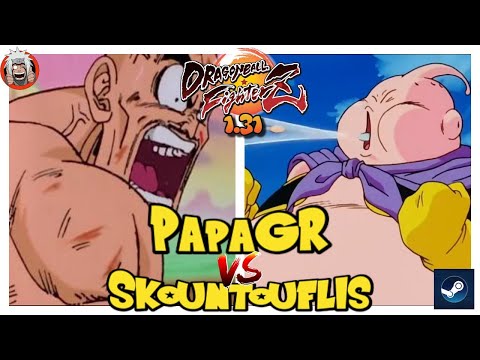 DBFZ PapaGR vs Skountouflis (GokuSSB, Nappa, Vegeto) Vs (MajinBuu, Beerus, GokuSSB)