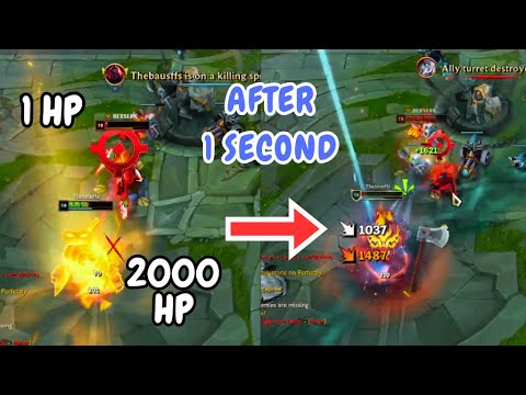 1 HP BRIAR Killing 2000 HP Sion In 1 Seconds | League of Legends Clip