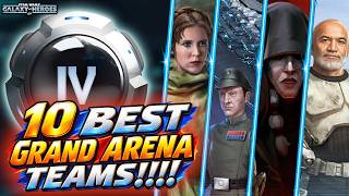 Your First 10 Teams for Grand Arena in Star Wars: Galaxy of Heroes!!!