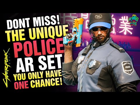 Unique! Get the AMAZING POLICE AR Set in CYBERPUNK 2077