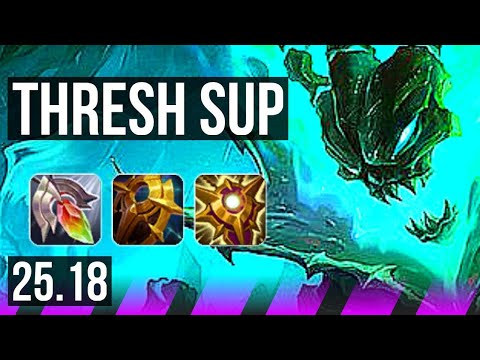 THRESH & Kai'Sa vs XERATH & Jhin (SUP) | KR Master | 25.18