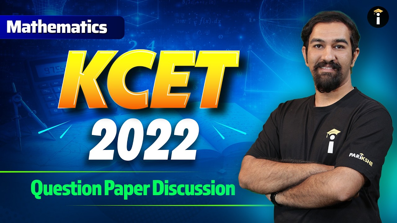 Mathematics KCET 2022 Question Paper + Solutions | Score 45+ Marks Guaranteed #kcet2022