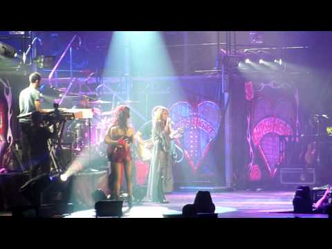 Miley Cyrus - Cover of On Melancholy Hill - Perth Australia - 2/07/11