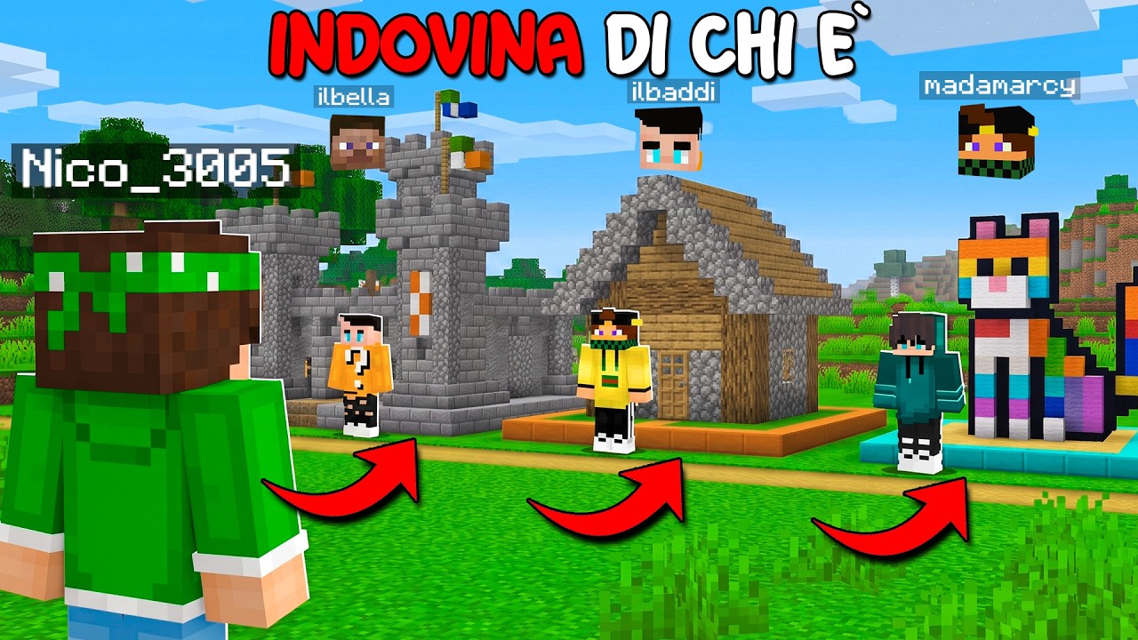 INDOVINA DI CHI È LA COSTRUZIONE SU MINECRAFT
