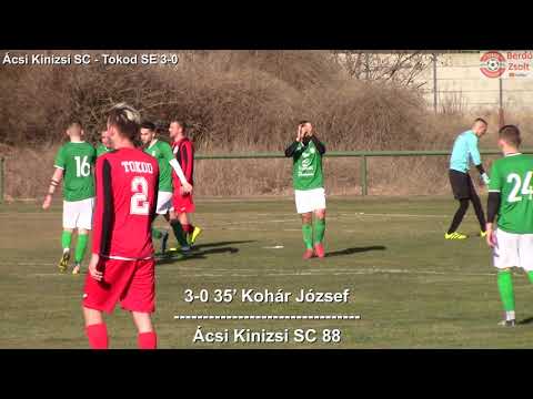 Ácsi Kinizsi SC - Tokod SE 5-0 (3-0) - Összefoglaló