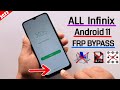 All Infinix Android 11 Frp Unlock Bypass Google Account Lock Latest Security 2022 Without Pc