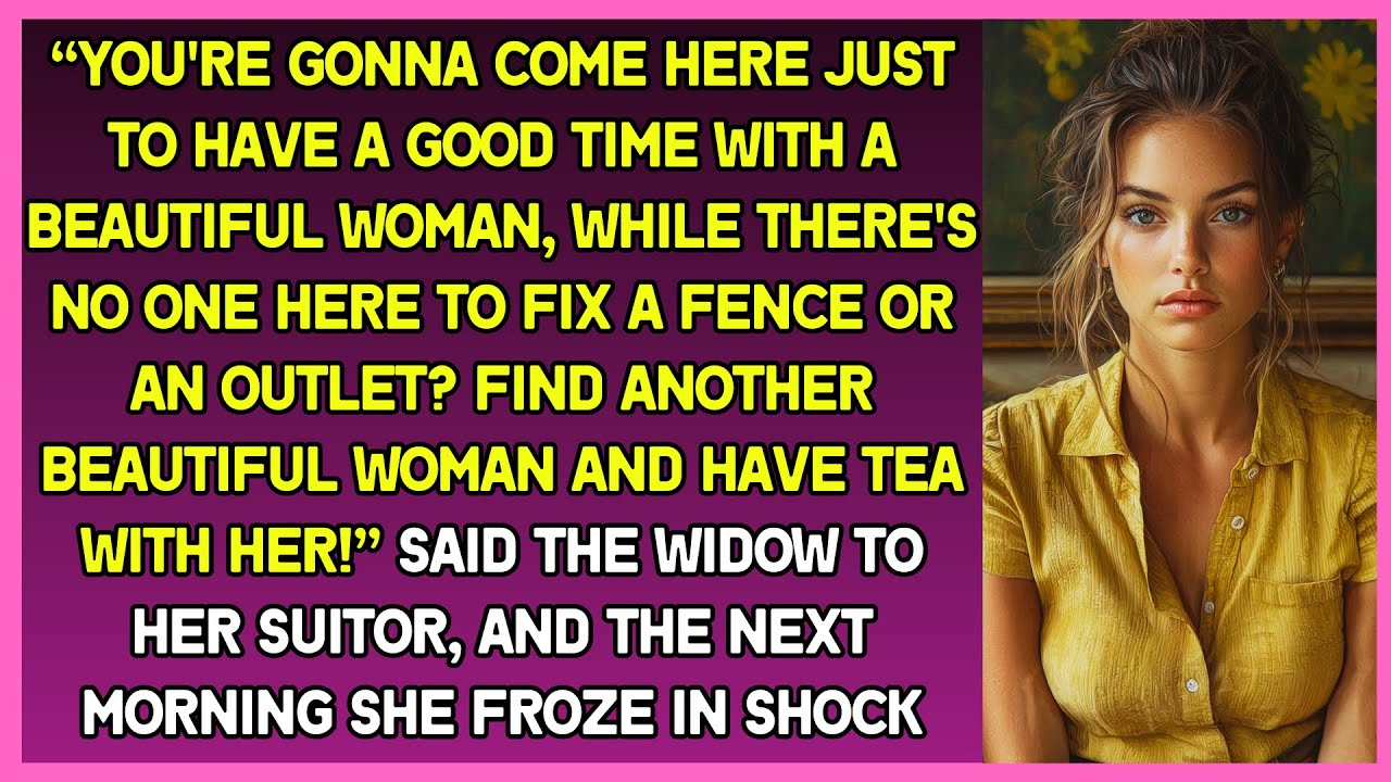 Woman was alone for a long time after her husband's death, when she met a worthy man, she was afraid