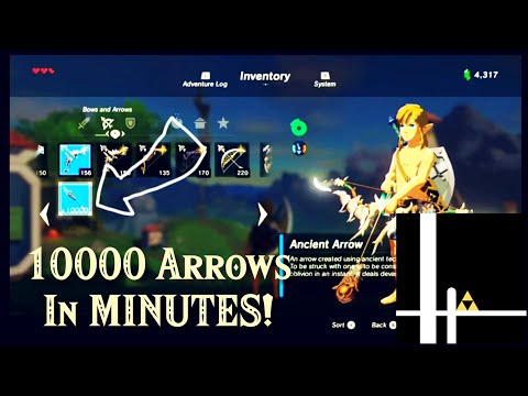 How to get THOUSANDS of Arrows using IST in BotW!
