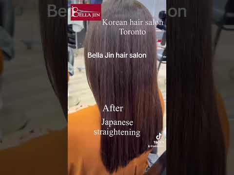 Japanese straightening / Bella Jin hair salon /K-pop...
