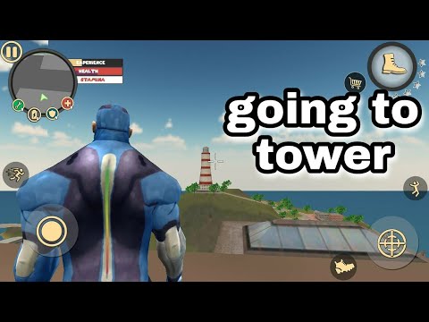 Going to tower || Rope hero : vice town