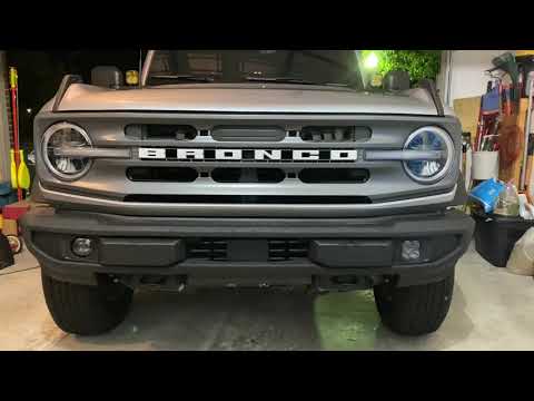2021 Bronco and Diode Dynamics SS3 Non-Modular Bumper Fogs Installation