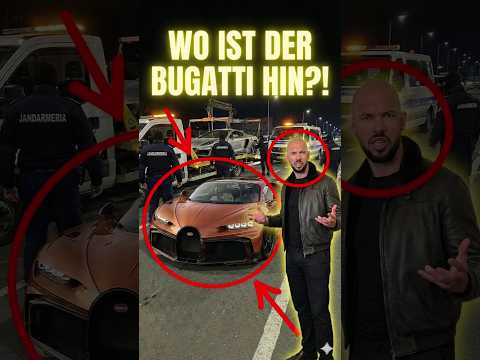 Die Polizei beschlagnahmte Andrew Tates Supersportwagen… aber der Bugatti VERSCHWAND! 😳🚓