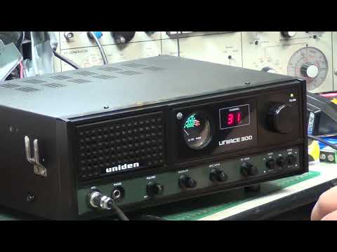 Uniden Uniace 300 CB 27/81 UK FM CB radio base station - On The Air test