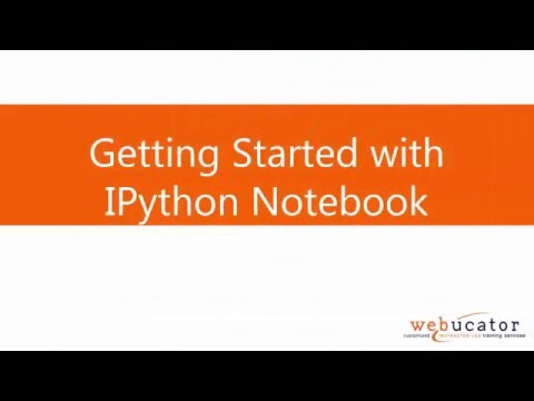 Getting Started with IPython Notebook