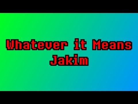 Jakim - Whatever it Means - Oscilloscope View (Version 2)