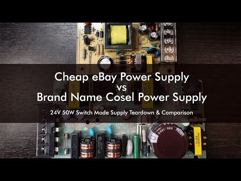 Cheap $8 Ebay Power Supply vs $85 Cosel Power Supply Teardown