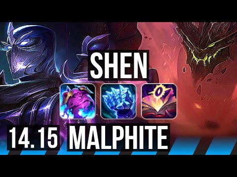 SHEN vs MALPHITE (MID) | Rank 5 Shen, 6/2/10 | TR Challenger | 14.15