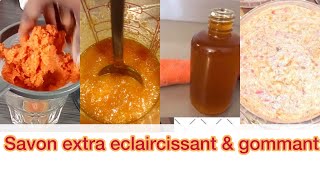 Comment faire un mélange de savon extra éclaircissant et gommant