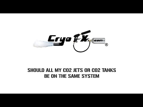 Should All My Co2 Jets Or Co2 Tanks Be On The Same Co2 System - CryoFX