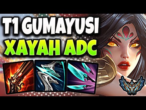 T1 Gumayusi Xayah ADC vs Jinx - Korea Challenger Patch 13.6 ✅