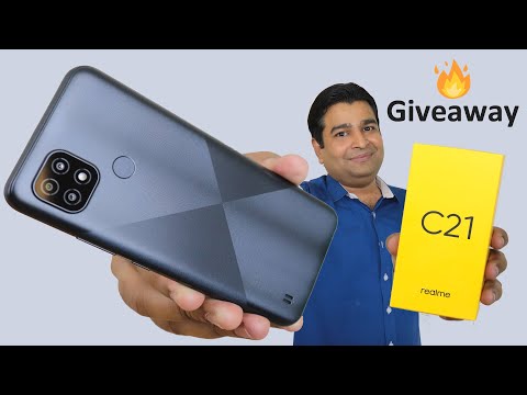 Realme C21 Unboxing And First Look ⚡ Giveaway