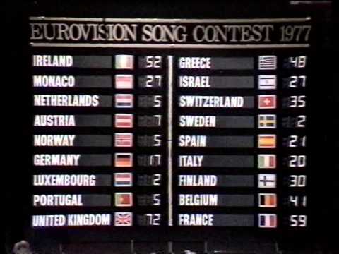 ESC 1977 - German comments (ARD) 4:5