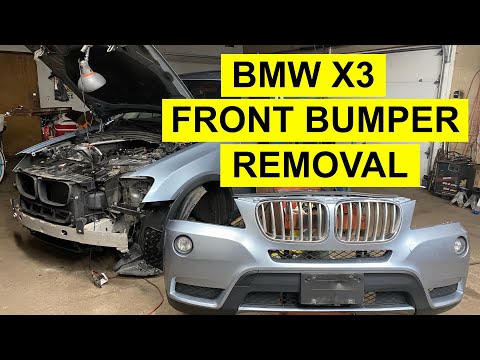 Front Bumper Removal On BMW X3 2011-2014 - Step-By-Step