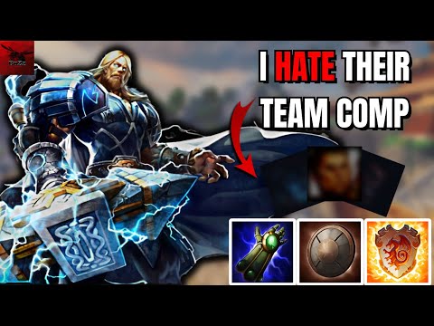High-Skilled Lobby Where Our Third Pops Off? | Thor Hybrid Damage Build - Smite Ranked Joust